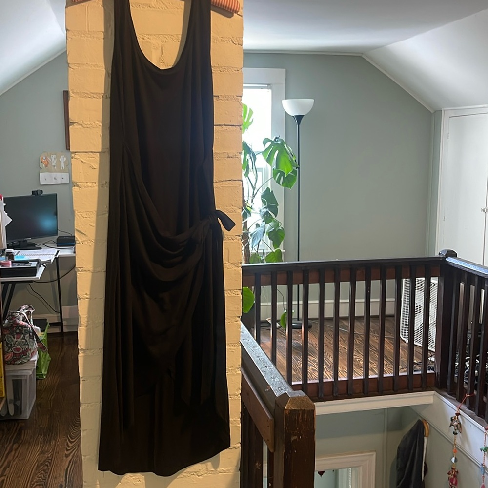 Faux wrap around dress